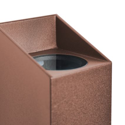 Nordlux - Applique da esterno NICO 2xGU10/25W/230V IP54 marrone