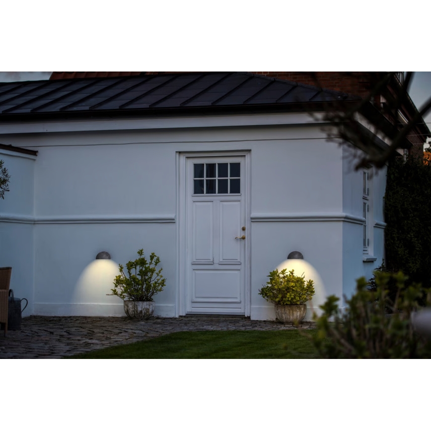 Nordlux - Applique da esterno SCORPIUS 1xE27/60W/230V IP33 argento