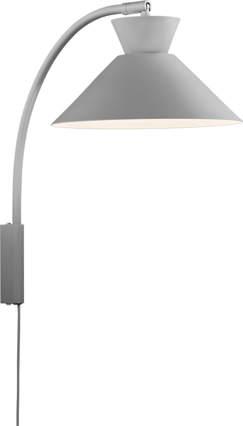 Nordlux - Applique DIAL 1xE27/40W/230V grigio