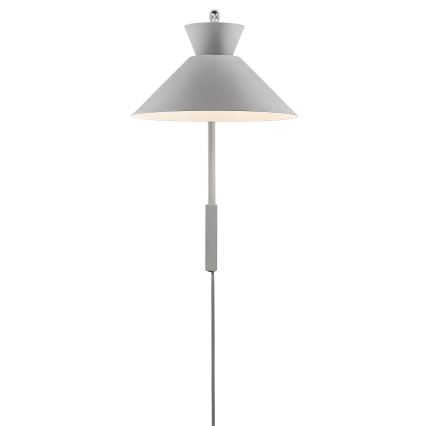 Nordlux - Applique DIAL 1xE27/40W/230V grigio