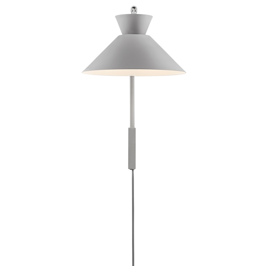 Nordlux - Applique DIAL 1xE27/40W/230V grigio