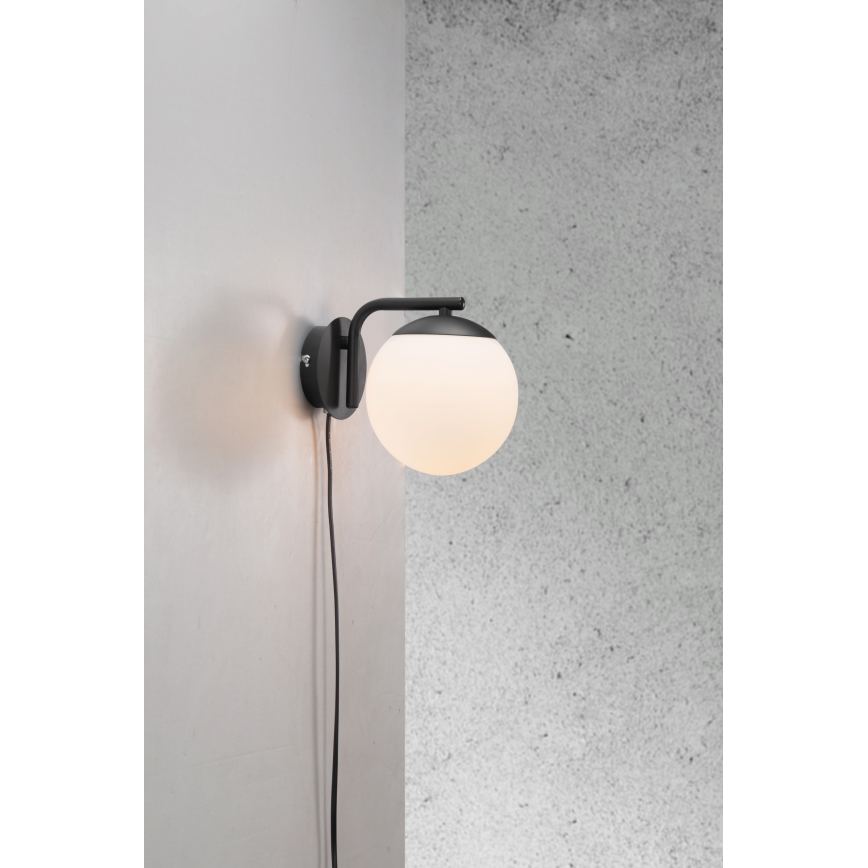 Nordlux - Applique GRANT 1xE14/40W/230V nero