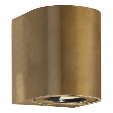 Nordlux - Applique LED da esterno CANTO 2xLED/5,5W/230V IP44 oro