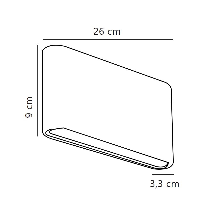 Nordlux - Applique LED da esterno KINVER LED/10W/230V IP54 bianca
