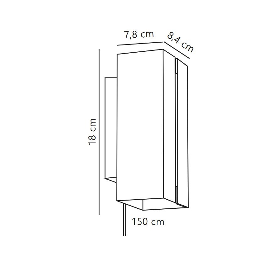 Nordlux - Applique murale à intensité variable CURTIZ 2xLED/4,5W/230V noir