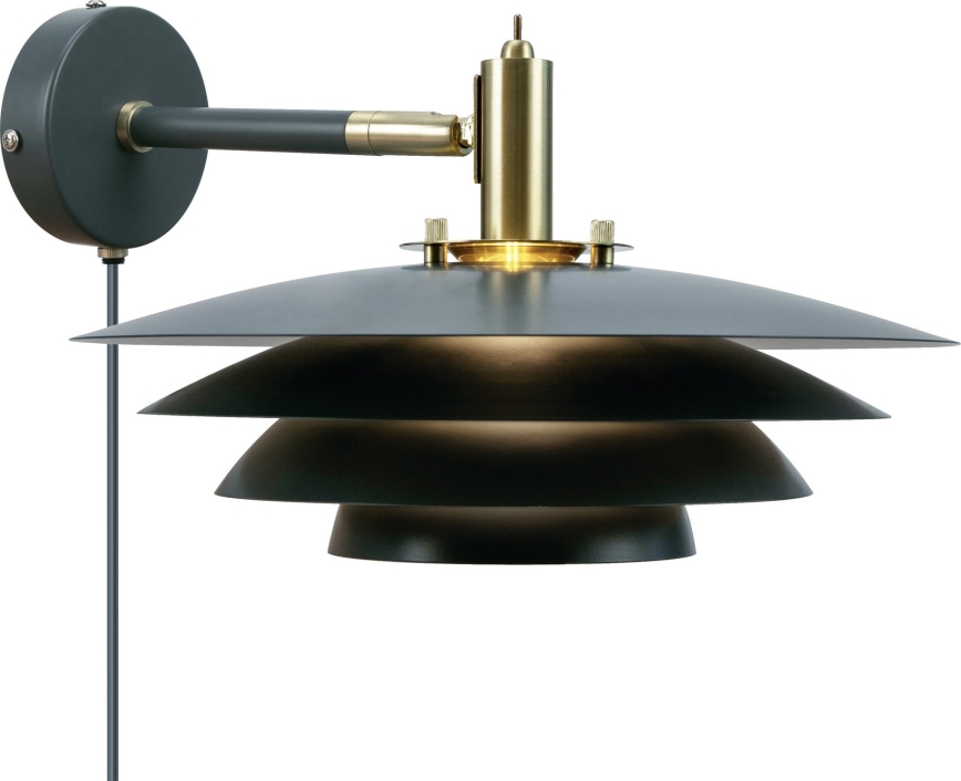 Nordlux - Applique murale BRETAGNE 1xG9/25W/230V anthracite