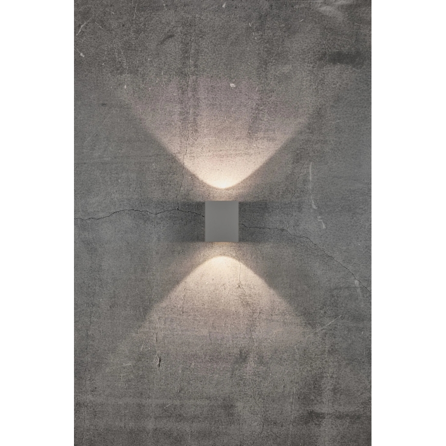 Nordlux - Applique murale d'extérieur CANTO 2xLED/5W/230V IP44 gris