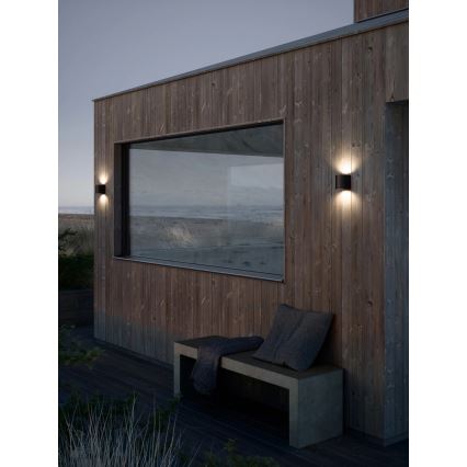 Nordlux - Applique murale d'extérieur LED CANTO 2x LED/6 W/230 V IP44 noir