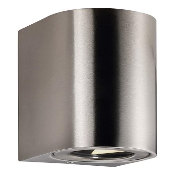 Nordlux - Applique murale d'extérieur LED CANTO 2xLED/6W/230V IP44 inox