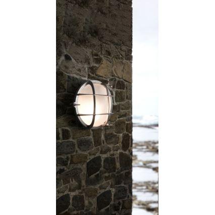Nordlux - Applique murale d'extérieur POLPERRO 1xE27/12,5W/230V IP64 gris