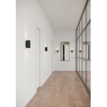 Nordlux - Applique murale dimmable LED CURTIZ 2xLED/4,5W/230V noir