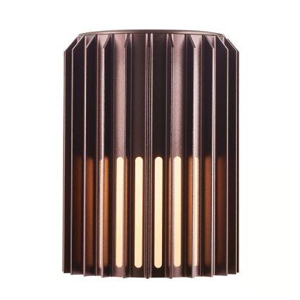 Nordlux - Applique murale extérieure ALUDRA 1xE27/15W/230V marron