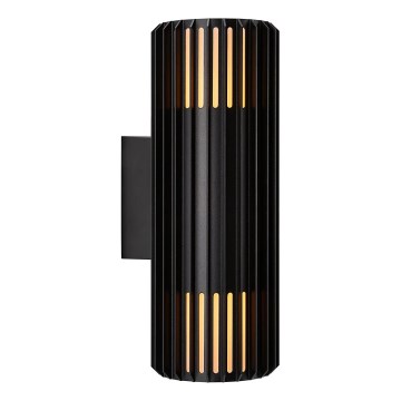 Nordlux - Applique murale extérieure ALUDRA 2xE27/15W/230V IP54 noir