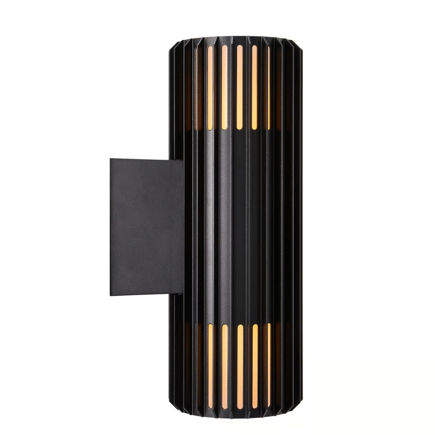 Nordlux - Applique murale extérieure ALUDRA 2xE27/15W/230V IP54 noir