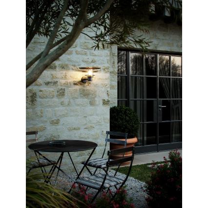 Nordlux - Applique murale extérieure BASTIA 1xE27/20W/230V IP54 noir