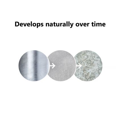 Nordlux - Applique murale extérieure BLOKHUS 1xE27/60W/230V IP54 argent