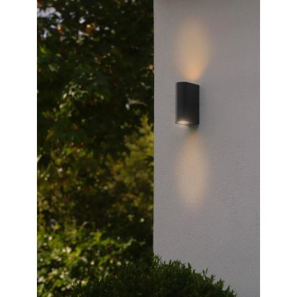 Nordlux - Applique murale extérieure DION 2xGU10/25W/230V IP44 noir