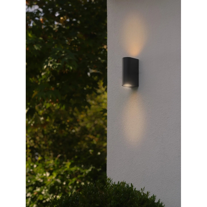 Nordlux - Applique murale extérieure DION 2xGU10/25W/230V IP44 noir