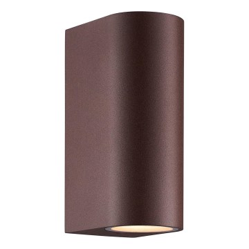 Nordlux - Applique murale extérieure DION 2xGU10/25W/230V IP44 rezavá