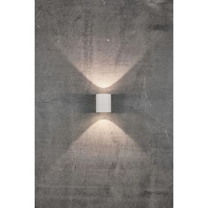Nordlux - Applique murale extérieure LED CANTO 2xLED/6W/230V IP44 blanche