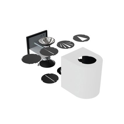 Nordlux - Applique murale extérieure LED CANTO 2xLED/6W/230V IP44 blanche