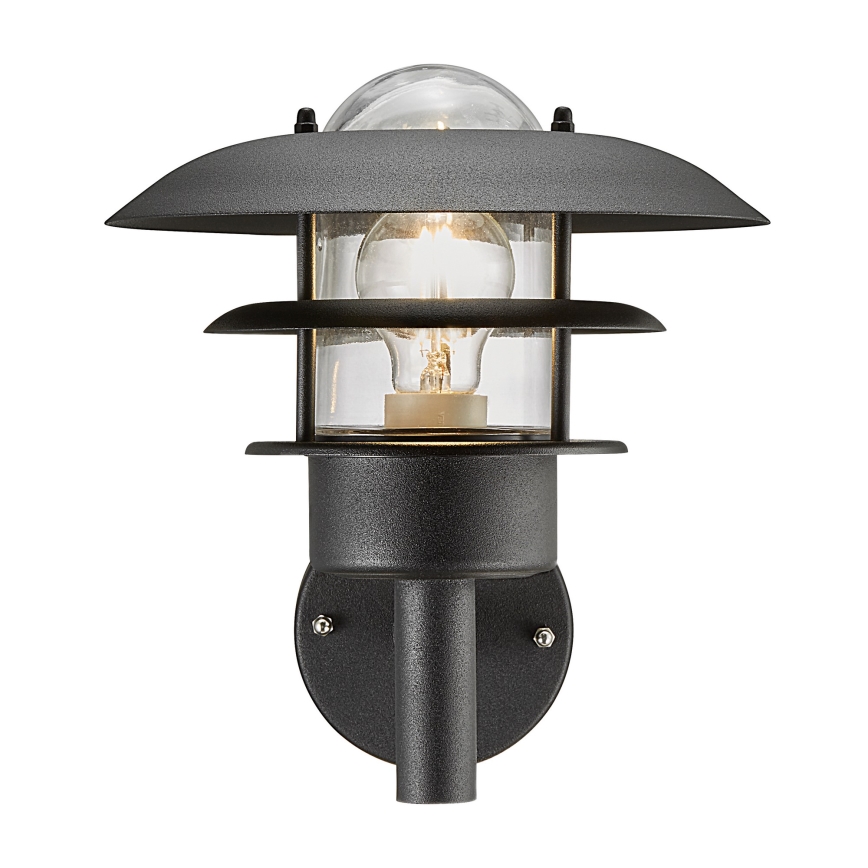 Nordlux - Applique murale extérieure NOIR 1xE27/60W/230V IP44