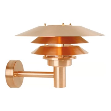 Nordlux - Applique murale extérieure VENO 1xE27/60W/230V IP54 cuivrée