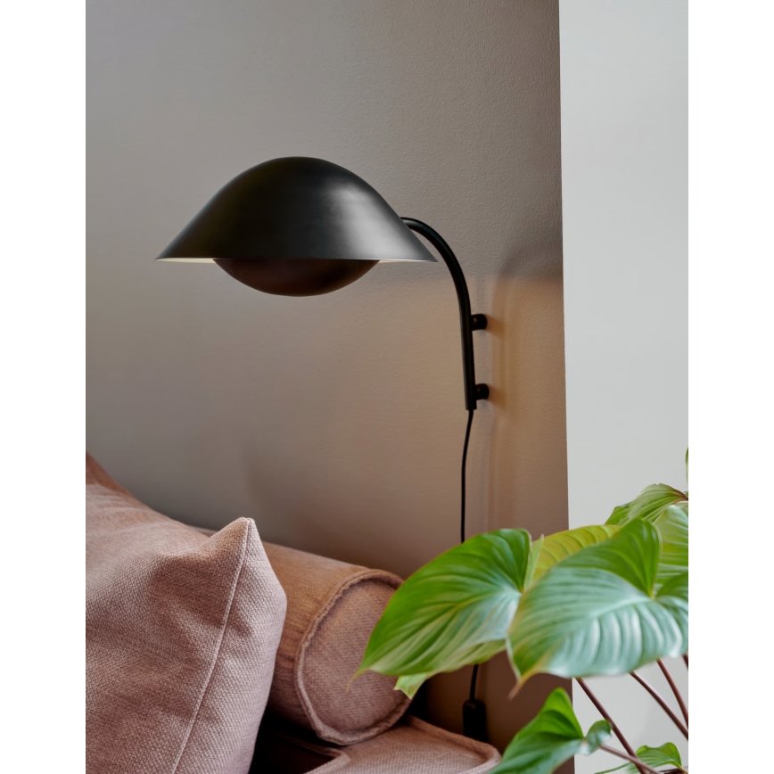Nordlux - Applique murale FREYA 1xE14/40W/230V noire