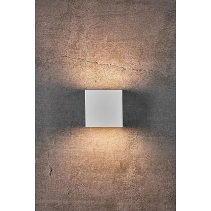 Nordlux - Applique murale extérieure LED dimmable TURN LED/13,8W/230V IP54 blanc