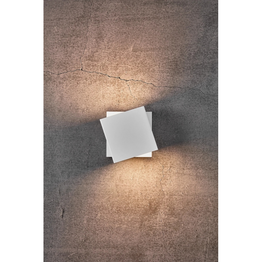 Nordlux - Applique murale extérieure LED dimmable TURN LED/13,8W/230V IP54 blanc