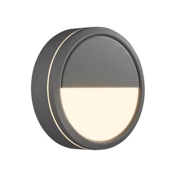 Nordlux - Applique murale LED extérieure à intensité variable AVA SMART LED/9,5W/230V 2700K IP54 gris