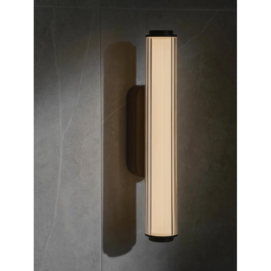 Nordlux - Applique murale dimmable pour salle de bains VIRELLE LED/8W/230V 3000/4000K IP44 noire