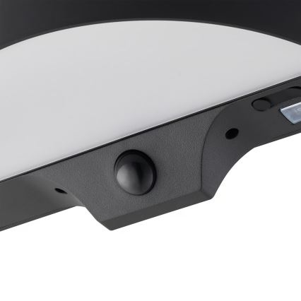 Nordlux - Applique murale solaire avec détecteur MONAY LED/5W/5V 3000K IP44 2000 mAh noir