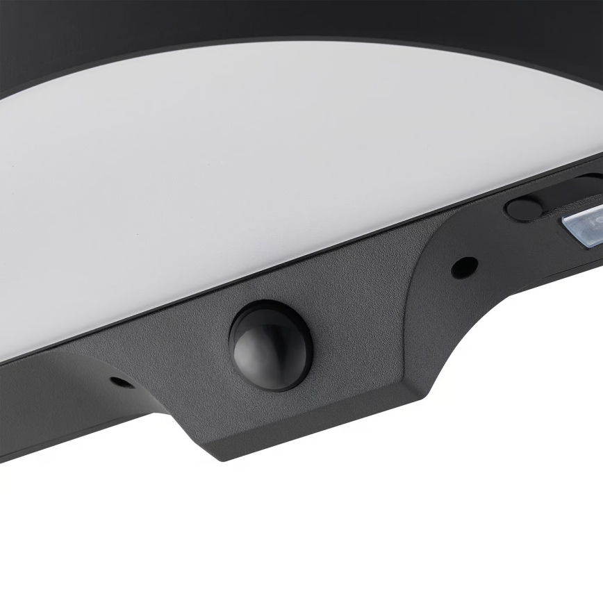 Nordlux - Applique murale solaire avec détecteur MONAY LED/5W/5V 3000K IP44 2000 mAh noir
