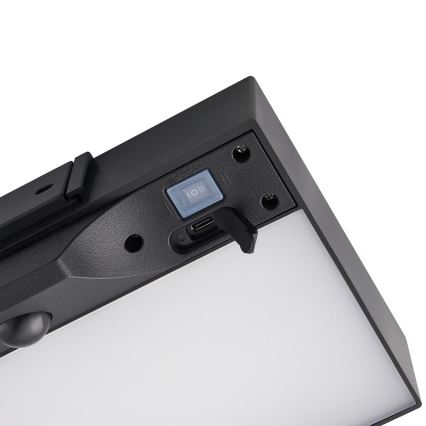 Nordlux - Applique solaire LED avec capteur MONAY LED/5W/5V 3000K IP44 2000 mAh noir