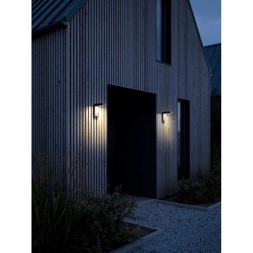 Nordlux - Lampada da parete solare LED con sensore ALYA LED/5W/3,7V IP44 2200 mAh