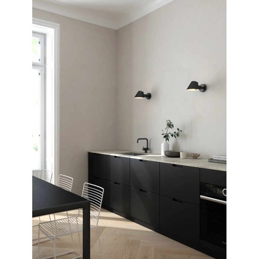 Nordlux - Applique STAY 1xE27/60W/230V nera