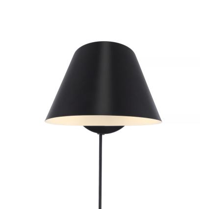 Nordlux - Applique STAY 1xE27/60W/230V nera