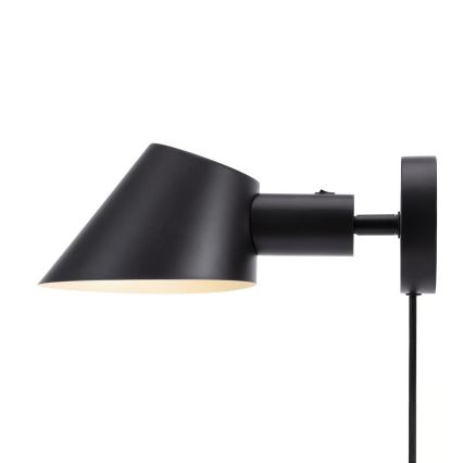Nordlux - Applique STAY 1xE27/60W/230V nera