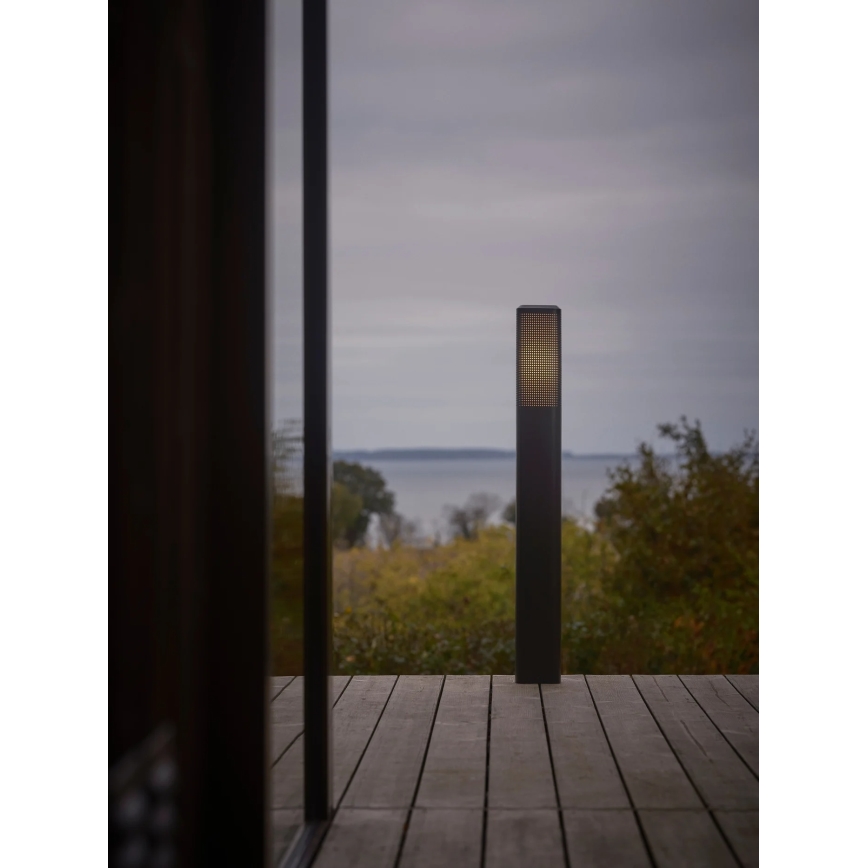 Nordlux - Außenleuchte SIDARA 1xE27/15W/230V IP44 95 cm schwarz