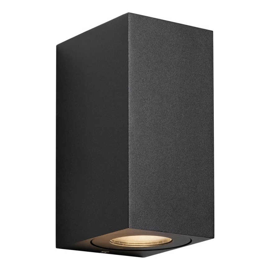 Nordlux - Außenwandleuchte CANTO 2xGU10/28W/230V IP44 schwarz