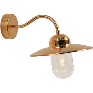 Nordlux - Außenwandleuchte LUXEMBOURG 1xE27/60W/230V IP54 kupferfarben