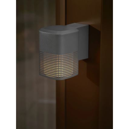 Nordlux - Außenwandleuchte SIDARA 1xE27/15W/230V IP54 anthrazit