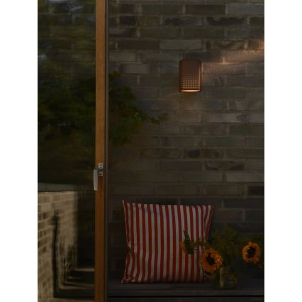 Nordlux - Außenwandleuchte SIDARA 1xE27/15W/230V IP54 braun