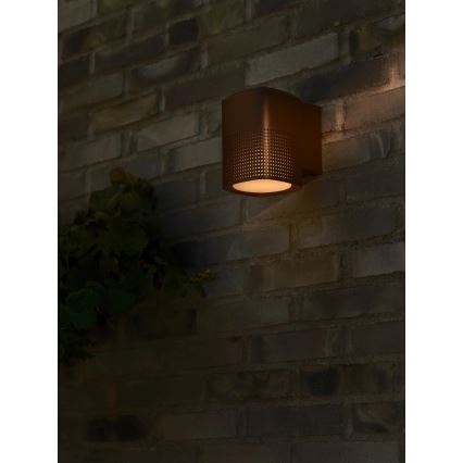 Nordlux - Außenwandleuchte SIDARA 1xE27/15W/230V IP54 braun