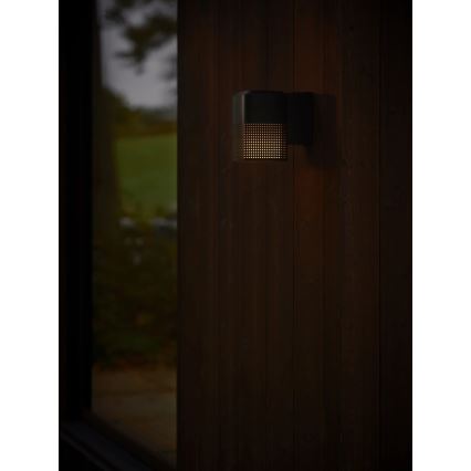 Nordlux - Außenwandleuchte SIDARA 1xE27/15W/230V IP54 Schwarz