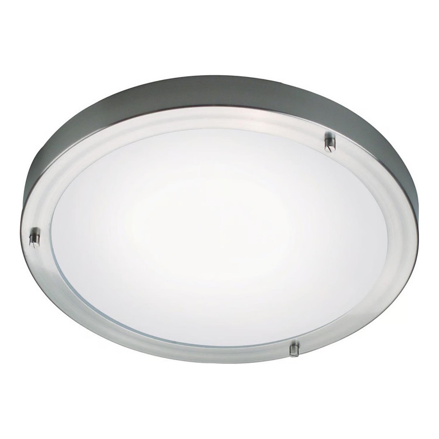 Nordlux - Badezimmer-Deckenleuchte ANCONA 2xE27/40W/230V IP43 Ø 31,5 cm mattchrom