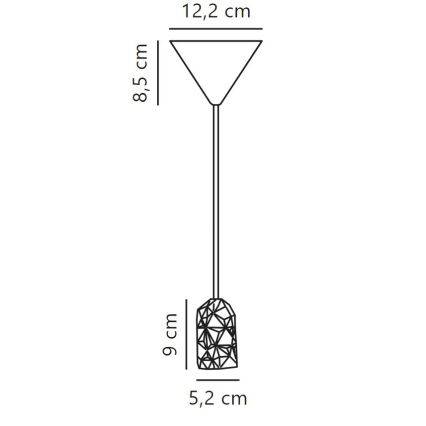 Nordlux - Cavo di alimentazione HANG 1xE27/40W/230V bianco