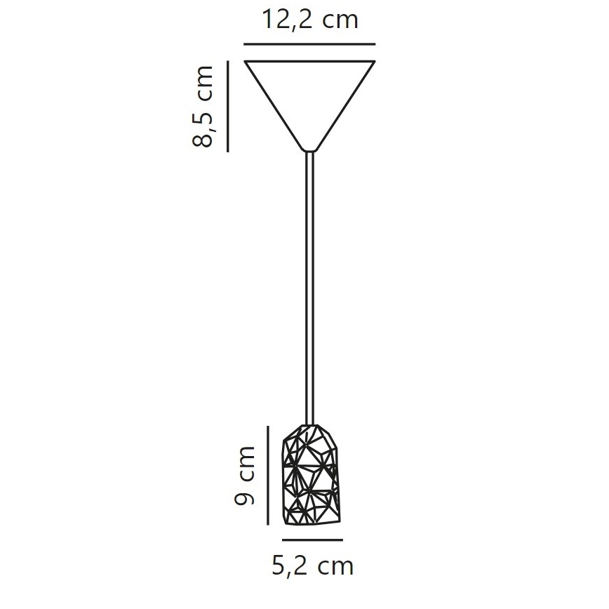 Nordlux - Cavo di alimentazione HANG 1xE27/40W/230V bianco