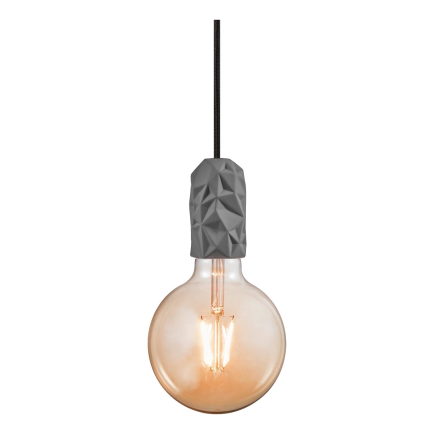 Nordlux - Cavo di alimentazione HANG 1xE27/40W/230V grigio/nero